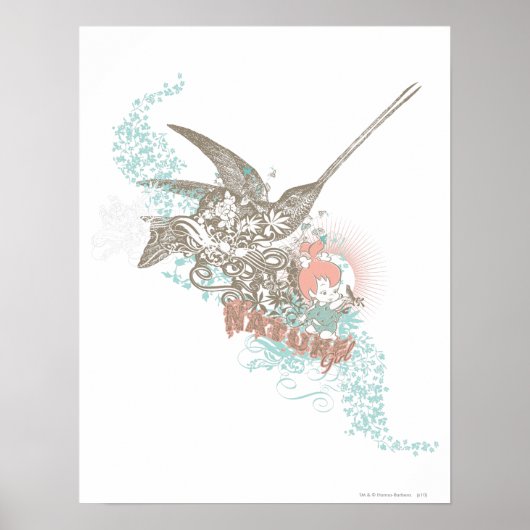 PEBBLES™ Natuur Girl Poster (Voorkant)