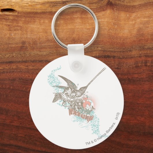 PEBBLES™ Natuur Girl Sleutelhanger (Voorkant)