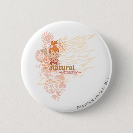 PEBBLES™ Natuurlijke Schoonheid Ronde Button 5,7 Cm (Voorkant)