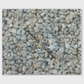 Pebbles on Beach-fotografie Cadeaupapier (Vlak)