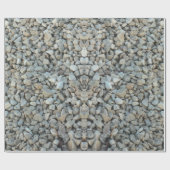 Pebbles on Beach-fotografie Cadeaupapier (Vlak)