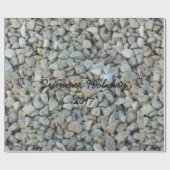 Pebbles on Beach-fotografie Cadeaupapier (Vlak)