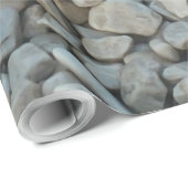 Pebbles on Beach-fotografie Cadeaupapier (Rol Hoek)