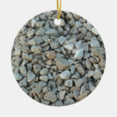 Pebbles on Beach-fotografie Keramisch Ornament (Voorkant)
