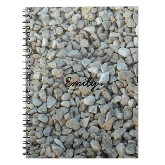 Pebbles on Beach-fotografie Notitieboek (Voorkant)