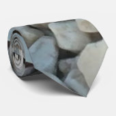 Pebbles on Beach-fotografie Stropdas (Opgerold)