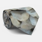 Pebbles on Beach-fotografie Stropdas (Opgerold)