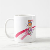 PEBBLES™ op roze regenboog Koffiemok (Links)