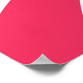 PEBBLES™ op roze regenboog Poster (Hoek)