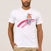 PEBBLES™ op roze regenboog T-shirt (Voorkant)