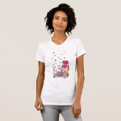 PEBBLES™ Paars hart T-shirt (Voorkant volledig)