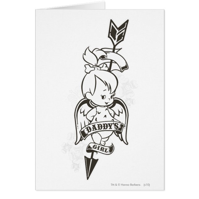 PEBBLES™ Papa's meisje B&W (Voorkant)