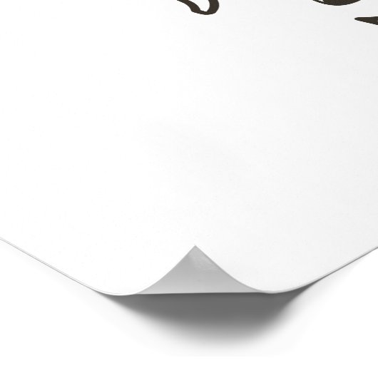 PEBBLES™ Papa's meisje B&W Poster (Hoek)