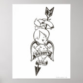 PEBBLES™ Papa's meisje B&W Poster (Voorkant)