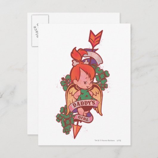 PEBBLES™ Papa's meisje Briefkaart (Voorkant / Achterkant)