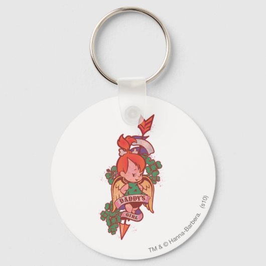 PEBBLES™ Papa's meisje Sleutelhanger (Voorkant)