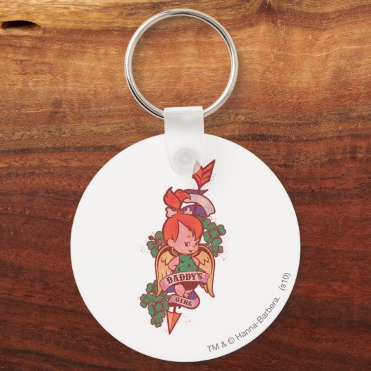 PEBBLES™ Papa's meisje Sleutelhanger (Voorkant)