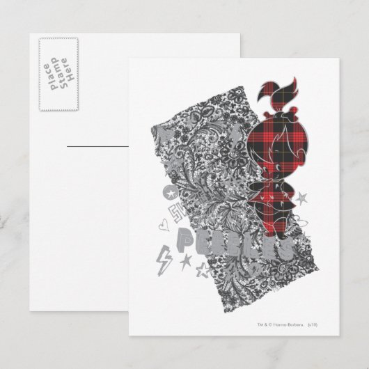 PEBBLES™ Punk geplakt Briefkaart (Voorkant / Achterkant)