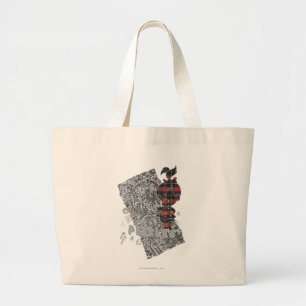 PEBBLES™ Punk geplakt Grote Tote Bag