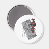 PEBBLES™ Punk geplakt Magneet (Voorkant / Achterkant)