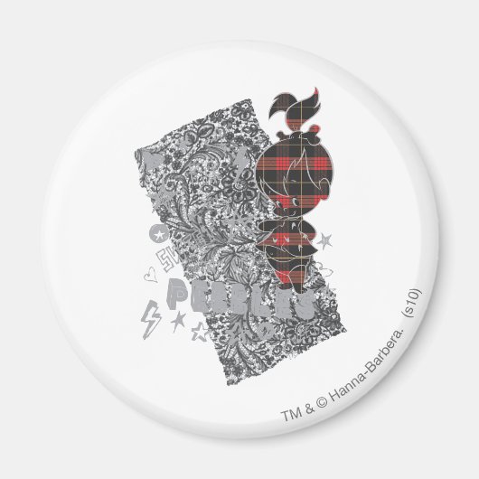 PEBBLES™ Punk geplakt Magneet (Voorkant)