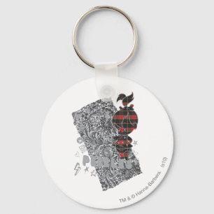 PEBBLES™ Punk geplakt Sleutelhanger