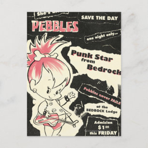 PEBBLES™ Punk Rock Legend Briefkaart