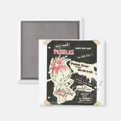 PEBBLES™ Punk Rock Legend Magneet (Voorkant / Achterkant)