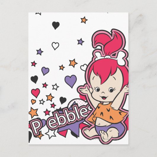 PEBBLES™ Purple Heart Briefkaart (Voorkant)