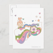PEBBLES™ Rainbow Cloud Briefkaart (Voorkant / Achterkant)
