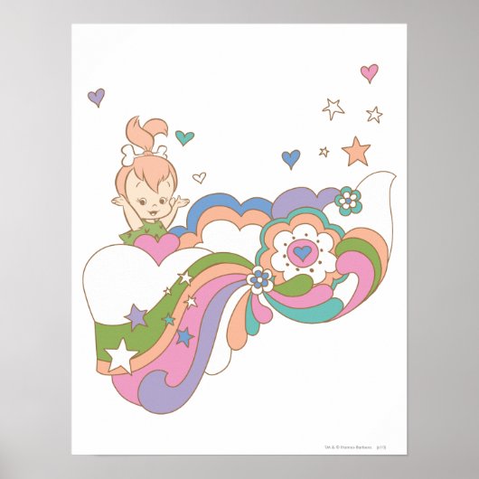 PEBBLES™ Rainbow Cloud Poster (Voorkant)