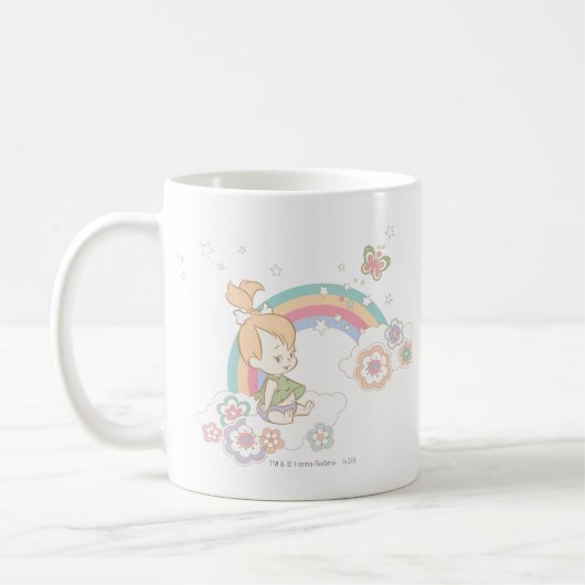 PEBBLES™ Rainbow- en Bloerwolken Koffiemok (Links)