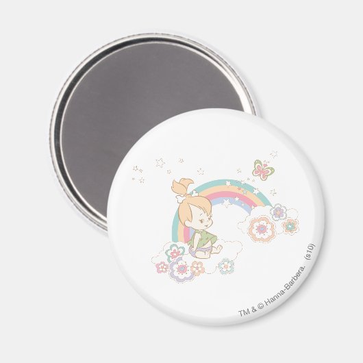 PEBBLES™ Rainbow- en Bloerwolken Magneet (Voorkant / Achterkant)