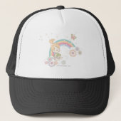 PEBBLES™ Rainbow- en Bloerwolken Trucker Pet (Voorkant)