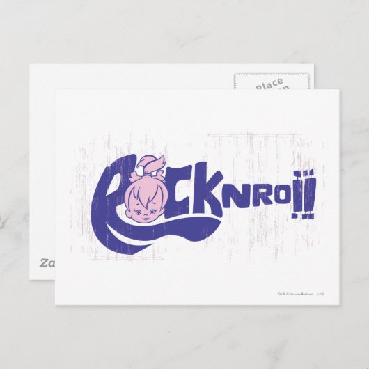 PEBBLES™ Rock N Roll Briefkaart (Voorkant / Achterkant)