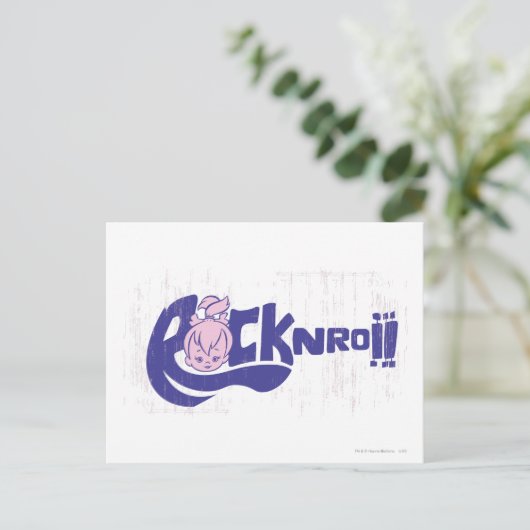 PEBBLES™ Rock N Roll Briefkaart (Staand voorkant)