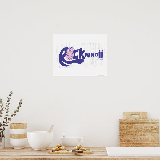 PEBBLES™ Rock N Roll Poster (Keuken)