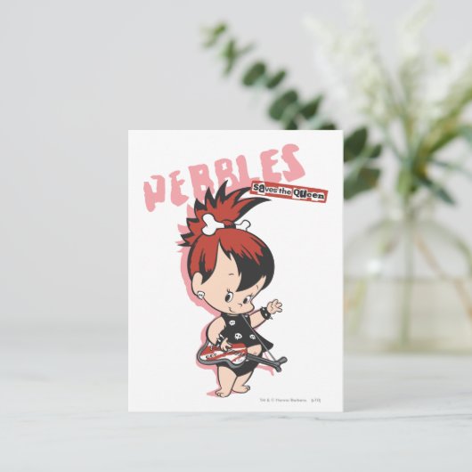 PEBBLES™ Rock Star Briefkaart (Staand voorkant)