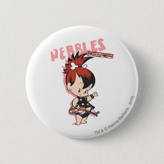 PEBBLES™ Rock Star Ronde Button 5,7 Cm (Voorkant)