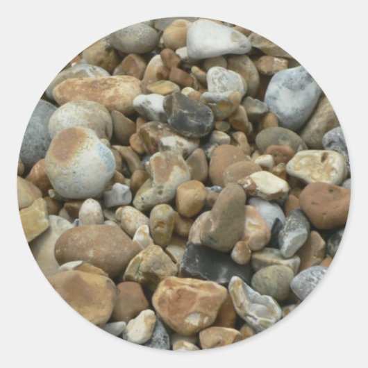 Pebbles Ronde Sticker (Voorkant)