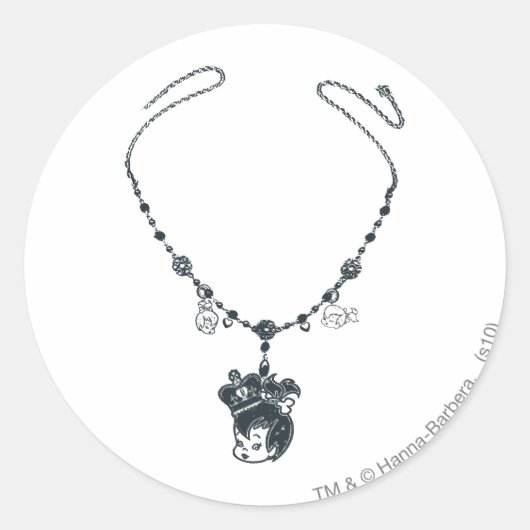 PEBBLES™ Royal Jewelry Ronde Sticker (Voorkant)