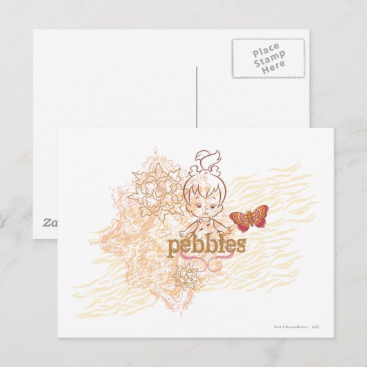 PEBBLES™ Sandy Design Briefkaart (Voorkant / Achterkant)