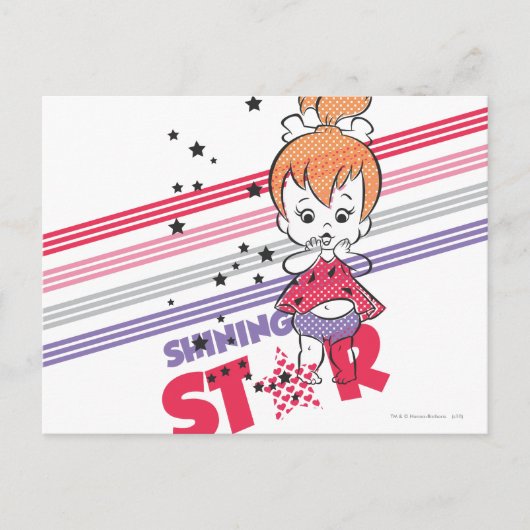 PEBBLES™ Shining Stars Briefkaart (Voorkant)