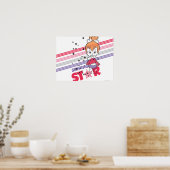 PEBBLES™ Shining Stars Poster (Keuken)
