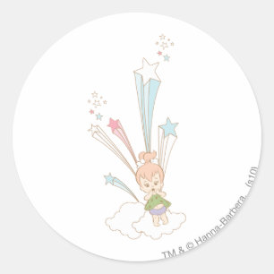 PEBBLES™ Starburst Ronde Sticker