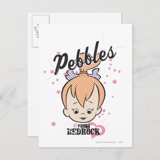 PEBBLES™ sterren en hart Briefkaart (Voorkant / Achterkant)