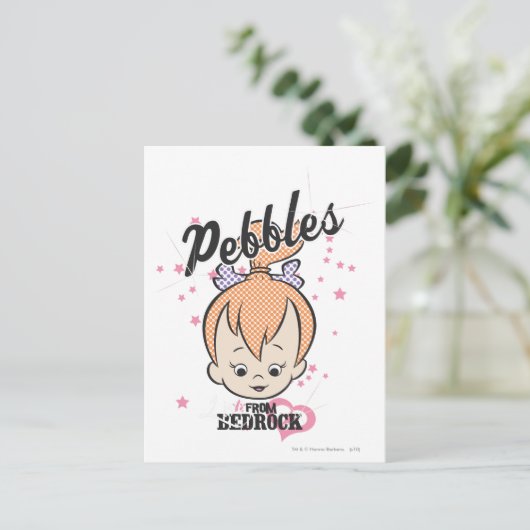PEBBLES™ sterren en hart Briefkaart (Staand voorkant)