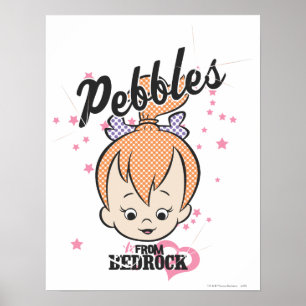 PEBBLES™ sterren en hart Poster