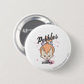 PEBBLES™ sterren en hart Ronde Button 5,7 Cm (Voorkant /achterkant)