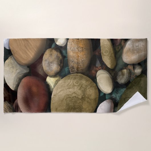 Pebbles Strandlaken (Voorkant)